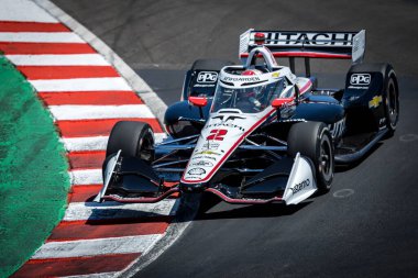 Nashville, Tennessee 'den JOSEF NEWGARDEN (2), Salinas, CA' daki WeatherTech Raceway Laguna Seca 'da Monterey Firestone Grand Prix uygulamaları.