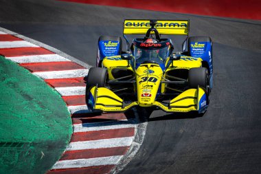 Miami, Florida 'dan PIETRO FITTIPALDI (30), Salinas' taki WeatherTech Raceway Laguna Seca 'da Monterey' in Firestone Grand Prix 'i için pratik yapıyor..