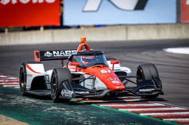 LUCA GHIOTTO (R) (51) (Arzignano, İtalya), Salinas, CA 'daki WeatherTech Raceway Laguna Seca' da Monterey 'in Firestone Grand Prix' si için pratik yapmaktadır..