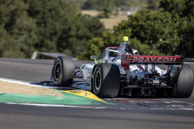 Payette 'li STING RAY RoBB (41), Idaho, Salinas' taki WeatherTech Raceway Laguna Seca 'da Monterey' in Firestone Grand Prix 'i için pratik yapıyor..