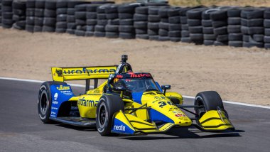 Miami, Florida 'dan PIETRO FITTIPALDI (30), Salinas' taki WeatherTech Raceway Laguna Seca 'da Monterey' in Firestone Grand Prix 'i için pratik yapıyor..