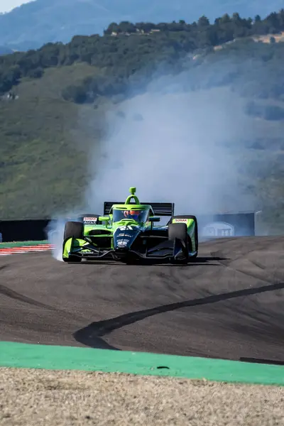 stock image RINUS VEEKAY (21) of Hoofddorp, Netherlands practices for the Firestone Grand Prix of Monterey at WeatherTech Raceway Laguna Seca in Salinas, CA.