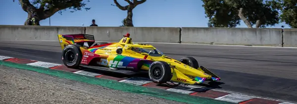 Stock image ALEX PALOU (10) of Barcelona, Spain practices for the Firestone Grand Prix of Monterey at WeatherTech Raceway Laguna Seca in Salinas, CA.