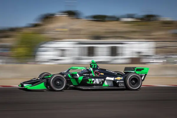 stock image ROMAIN GROSJEAN (77) of Geneva, Switzerland practices for the Firestone Grand Prix of Monterey at WeatherTech Raceway Laguna Seca in Salinas, CA.