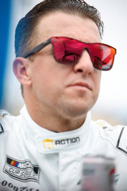 AJ Allmendinger, Newton, IA, ABD 'de etanol ile desteklenen Iowa Corn 350' ye katılmaya hazırlanıyor.