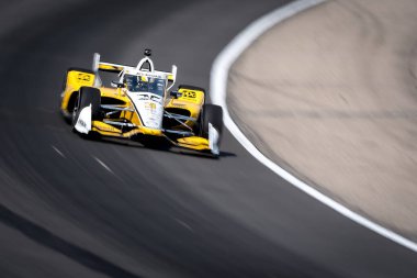 Christchurch, Yeni Zelanda 'dan SCOTT MCLAUGHLIN (3) Newton, IA' daki Iowa Speedway 'de Hy-Vee Homefront 250 uygulaması.