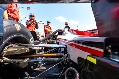 Toowoomba, Avustralya 'dan POWER (12) Newton, IA' daki Iowa Speedway 'de Hy-Vee Homefront 250 yarışına katılmaya hazırlanıyor..