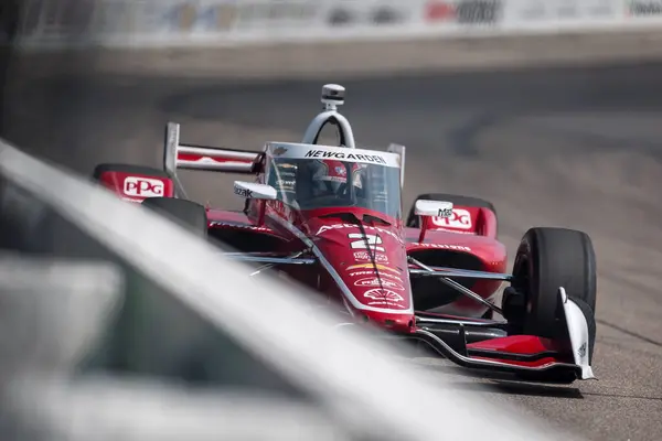 Stock image JOSEF NEWGARDEN (2) of Nashville, Tennessee practices for the Hy-Vee Homefront 250 at Iowa Speedway in Newton, IA.