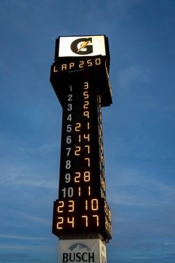 Iowa Speedway plays host to the Hy-Vee Homefront 250 in Newton, IA. clipart