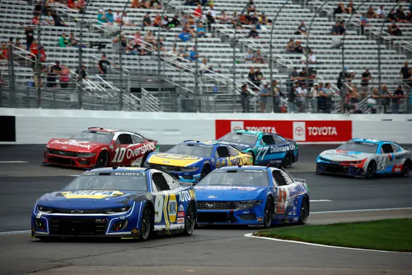 stock image Chase Elliott races for the USA Today 301 in Concord, NH, USA