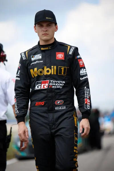 stock image Corey Heim gets ready to practice for the Ally 400 in Lebanon, TN, USA