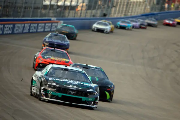 stock image Chris Buescher races for the Ally 400 in Lebanon, TN, USA