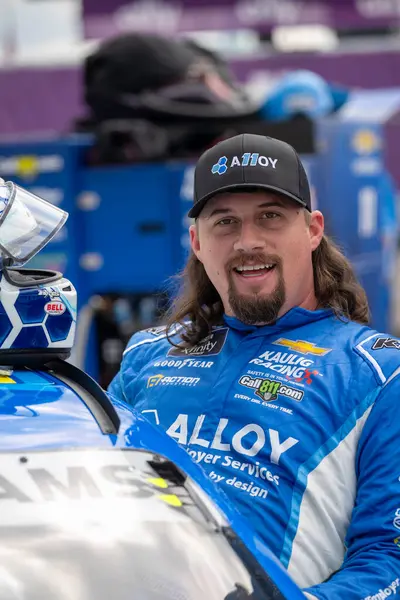 stock image NASCAR Xfinity Series  driver, Josh Williams takes to the track to practice for the Tennessee Lottery 250 in Lebanon, TN, USA