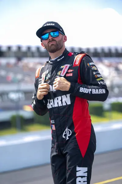 stock image Austin Dillon takes to the track to qualify for the The Great American Getaway 400 Presented By VisitPA.com in Long Pond, PA, USA