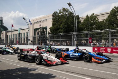 Arrecifes 'li AGUSTIN HUGO CANAPINO (78), Arjantin, Toronto' daki Toronto caddelerinde Ontario Honda Satıcıları Indy Toronto 'da.
