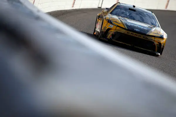 stock image Aug 11, 2024-Richmond , VA;  Christopher Bell races down the front stretch for the Cook Out 400 in Richmond , VA, USA