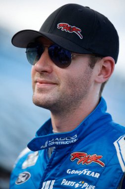 23 Ağustos 2024-Daytona, FL; Cody Ware Daytona, FL, ABD 'de Coca Cola Zero Sugar 400' e katılmaya hazırlanıyor.