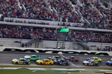 24 Ağustos 2024-Daytona, FL; Michael McDowell Daytona, FL, ABD 'de Coca Cola Zero Sugar 400' ün lideri.