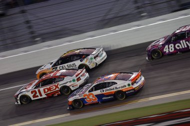 24 Ağustos 2024-Daytona, FL; Harrison Burton Daytona, FL, ABD 'de Coca Cola Zero Sugar 400 için yarışıyor.