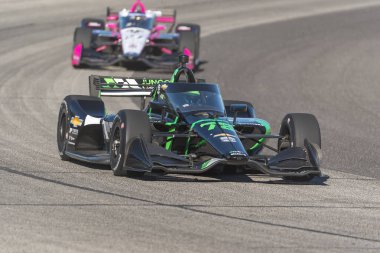 NTT INDYCAR SERIES driver, CONOR DALY (78) (USA) of Noblesville, Indiana races through the turns during the Hy-Vee Milwaukee Mile 250's at The Milwaukee Mile in West Allis, WI. clipart