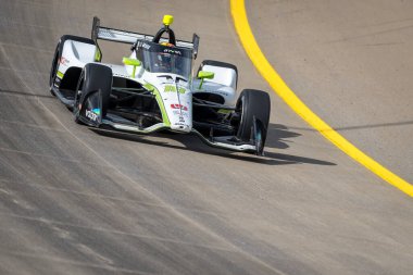 Bassingham, İngiltere 'den Jack HARVEY (18) (ENG), Gainbridge tarafından Lübnan' daki Nashville Superspeedway 'de sunulan Büyük Makine Müzik Şehri Grand Prix için pratik yapıyor..