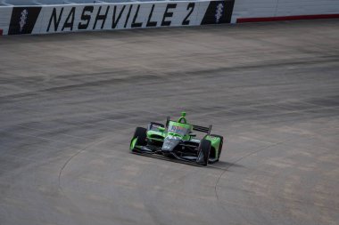 Hollanda, Hoofddorp 'tan RINUS VEEβ (21) (NLD), Gainbridge tarafından Lübnan' daki Nashville Superspeedway 'de sunulan Büyük Makine Müzik Şehri Grand Prix uygulamaları,.