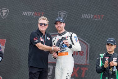 Odiham, İngiltere 'den Firestone serisi LOUIS FOSTER (26) tarafından hazırlanan INDY NXT, Gainbridge' in Lübnan 'daki Nashville Superspeedway' de sunduğu Big Machine Music City Grand Prix 'i kazandı..