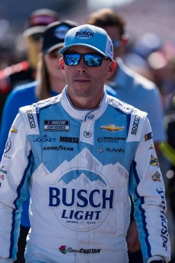 ROSS CHASTAIN (1) Alva, FL hayranlarına Bank of America ROVAL 400 'den önce Concord, NC' deki Charlotte Motor Yarış Pisti 'nde tanıtılır..