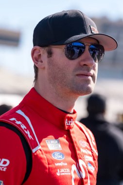 NASCAR Cup Serisi sürücüsü, Greensboro, NC 'den CODY WARE (51), Hampton GA' daki Atlanta Motor Yarış Pisti 'nde Ambetter Health 400' e katılmaya hazırlanıyor..