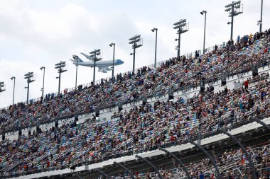Daytona International Speedway Daytona Sahili, FL 'de Daytona 500' e ev sahipliği yapıyor..