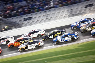 16 Şubat 2025-Daytona Plajı, FL; Stratford 'dan AJ ALLMENDINGER (16), Daytona Sahili, FL.