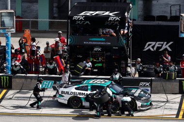 23 Mart 2025-Homestead, FL: RYAN PREECE (60), CT Homestead, FL 'de Straight Talk Wireless 400 için mola verdi..