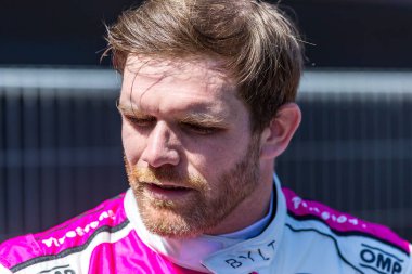 NTT INDYCAR SERİS sürücüsü, CONOR DALY (76) (ABD) (Acura Grand Prix of Long Beach 'in Long Beach caddelerinde yapılacak olan.