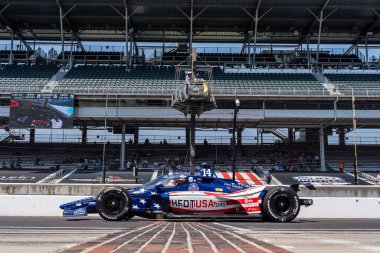NTT INDYCAR SERIES sürücüsü, SANTINO FERRUCCI (14) (ABD), Indianapolis Yarış Pistinde Indianapolis Yarış Pistinde 109..