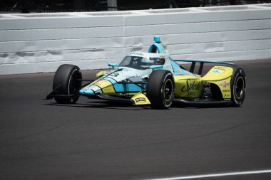 Speedway, ABD - 16 Mayıs 2025: Indianapolis, Indiana 'dan ED CARPENTER (33), Indianapolis Yarış Pisti Indianapolis Yarış Pisti' nde 109..