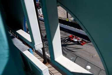 Şikago 'dan DAVID MALUKAS (4) (ABD), Long Beach' in Acura Grand Prix 'si için Long Beach' teki The Streets of Long Beach CA.