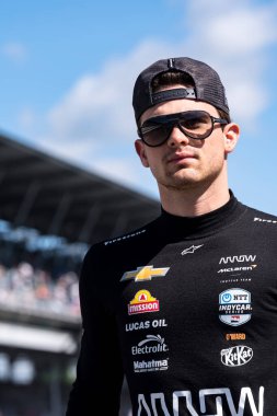 Monterey, Meksika 'dan NTT INDYCAR SERIES sürücüsü PATO OWARD (5) (MEX), Indianapolis 500' ün Speedway, IN 'deki 109..