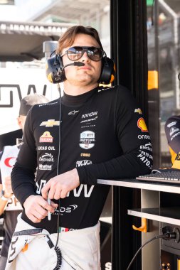 Monterey, Meksika 'dan NTT INDYCAR SERIES sürücüsü PATO OWARD (5) (MEX), Indianapolis 500' ün Speedway, IN 'deki 109..