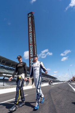 Fort Lauderdale, Florida 'dan NTT INDYCAR SERIES sürücüsü RYAN HUNTER-REAY (23), Indianapolis 500' ün Speedway, IN 'deki 109..