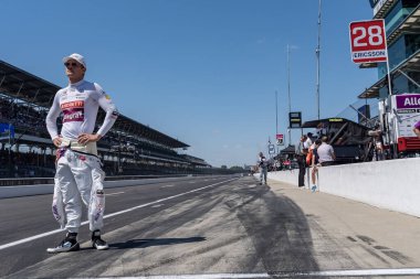 İsveç 'in Kumla kentinden MARCUS ERICSSON (28) (SWE), Indianapolis 500' ün Speedway, IN 'deki Indianapolis Motor Speedway' de 109..