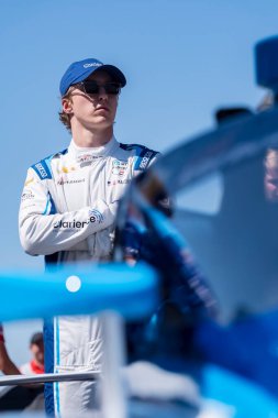 Şikago 'dan DAVID MALUKAS (4) (ABD), Indianapolis 500' ün 109. koşusu sırasında Speedway, IN 'deki Indianapolis Motor Yarış Pisti' nde hızlı 12 'ye katılmaya hazırlanıyor..