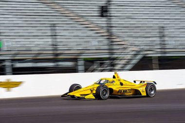 Christchurch, Yeni Zelanda 'dan SCOTT MCLAUGHLIN (3) (NZL), Indianapolis 500' ün Indianapolis Yarış Pistindeki 109..