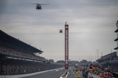 Indianapolis Motor Speedway, IN 'de Indianapolis 500' ün 109. koşusuna ev sahipliği yapıyor..