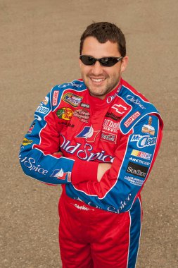 26 Şubat 2005 - Fontana, CA, ABD: Otomobil Kulübü 500 'de Tony Stewart.