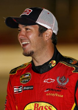Martin Truex Jr. Atlanta Motor Pisti 'ndeki Pep Boys Oto 500 elemeleri sırasında.