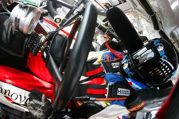 September 29, 2007 - Kansas City, KS, USA: Greg Biffle gets set to start happy hour practice for the Lifelock 400 at Kansas Speedway.