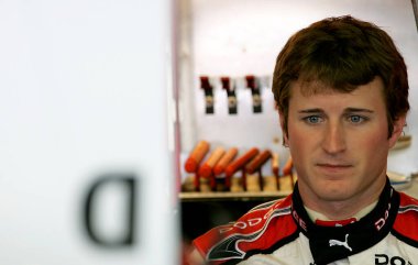 Loudon, NH - 15 Eylül 2007: Loudon, NH 'deki New Hampshire Uluslararası Yarış Pistinde Sylvania 300 antrenmanı sırasında Kasey Kahne.