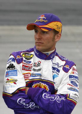 Martinsville, VA - 19 Ekim 2007: Jamie McMurray Martinsville Yarış Pistindeki Subway 500 elemeleri sırasında.
