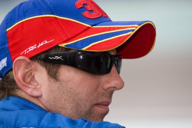 Homestead, FL - 17 Kasım 2007: Greg Biffle Homestead, Florida 'daki Homestead-Miami Speedway' de NBS Ford 300 elemeleri sırasında.