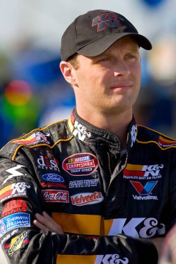 Batı Allis, WI USA - 22 Haziran 2007: Travis Kvapil, Toyota Tundra Milwaukee 200 NASCAR Craftsman Truck Serisi için Milwaukee, WI